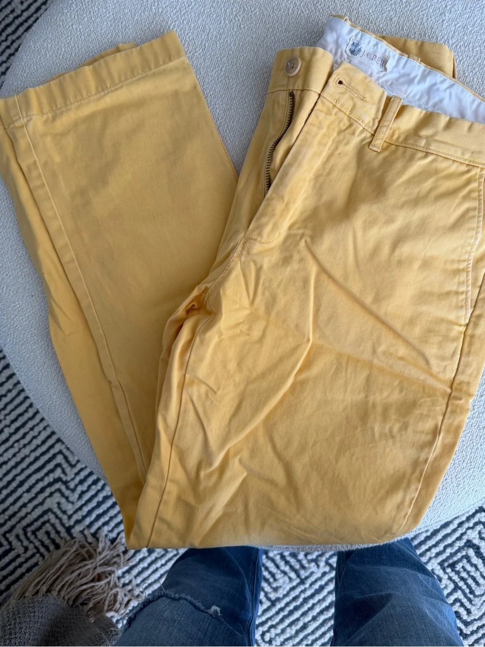 J. Crew Canary Yellow Men's Chinos